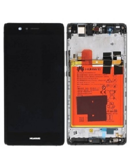 Huawei P9 Lite  Skärm Med LCD-Display /Front Skal /Batteri - Svart Original 02350TMU