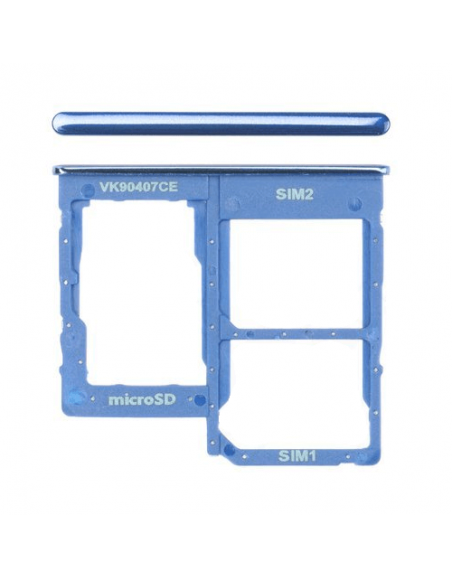 Galaxy A40 SM-A405F/DS Simkortshållare - Blå
