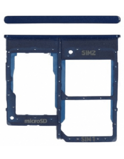 Galaxy A20e SM-A205F/DS Simkortshållare, Simkort Facket - Blå